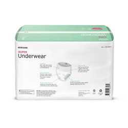 Absorbent Underwear McKesson Pull On with Tear Away Seams Adult Small Unisex Disposable Moderate Absorbency - Image 2