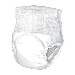 Absorbent Underwear McKesson Classic Pull On with Tear Away Seams Adult Medium Unisex Disposable Light Absorbency - Image 2
