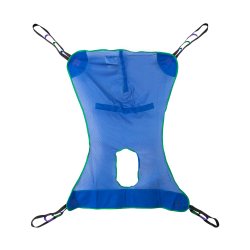 Full Body Commode Sling McKesson 4 or 6 Point Cradle Without Head Support Large 600 lbs. Weight Capacity