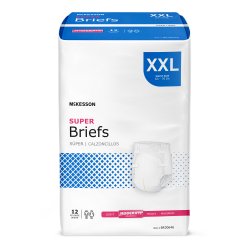 Incontinence Brief McKesson Adult 2X-Large Unisex Disposable Moderate Absorbency