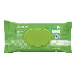 Flushable Personal Wipe McKesson Soft Pack Scented 96 Count