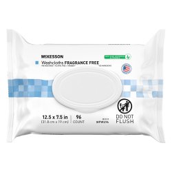 Personal Cleansing Wipe McKesson Soft Pack Unscented 96 Count
