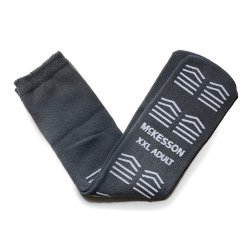 Slipper Socks McKesson Unisex Adult One Size Fits Most Single Tread Single Patient Use Teal