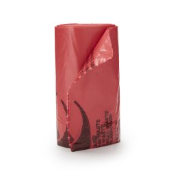 Biohazard Waste Bag McKesson Biohazard Symbol / Infectious Waste 7 to 10 gal. Red 24 X 24 Inch - Image 2