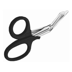 Utility Scissors Medicutâ„¢ 7-1/4 Inch Length Stainless Steel Finger Ring Handle Blunt Tip / Blunt Tip