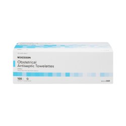 Obstetrical Cleansing Towelette McKesson Individual Packet Clean Scent 100 Count - Image 3