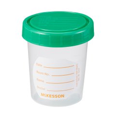 Specimen Container McKesson 120 mL (4 oz.) Screw Cap NonSterile